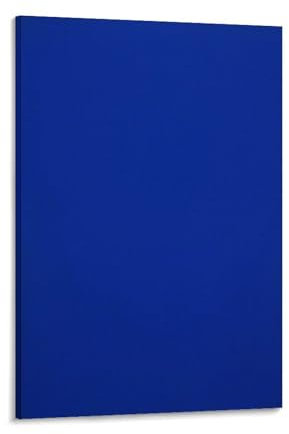 Poster mit französischem Künstler, unbenannt, blau, monochrom, Yves Klein, Wandkunst, Bild, Malerei, Poster, Kunstwerke, Raumdekoration, 40 x 60 cm