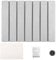 Stone Drying Mat for Kitchen Counter Foldable Stone Dish Drying Mat Non-Slip Stone Drying Pad Reusable Dish Drainer Mat Diatomite Drying Stone Mat for Sink Dish Rack Marble Worktop (Gray, 40x30cm)