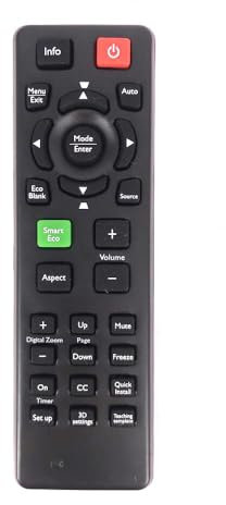 XINFUTE RC02 Fernbedienung für BenQ DLP Projektor MS517 MX720 MW519 MS517F