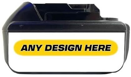 Custom Battery Sticker made for Makita 18V 5ah BL1850B Lithium-Ion Battery - Personalized Decal made for the Makita 18v 5Ah Power Tool Battery