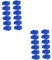 jojofuny 2sets Warehouse Parts Box Tool Storage Case Screw Box Storage Bin Clear View 12pcs*2