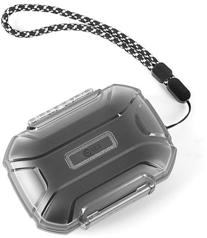 CCZ Taichi Portable IEM Case,ZS10 PRO in Ear Monitor Portable Earbud Hard Case, Waterproof Earphone Storage Box,Travel Carrying Case for Headphones for DC02 ZS10 PRO X AS10 (Metter Black)