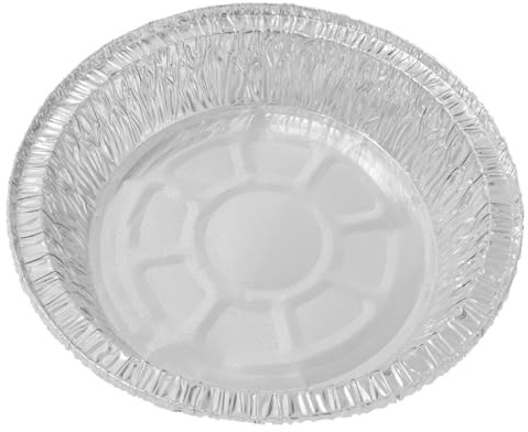 Fiesta Recyclable Foil Round Container, 8 Inches, Pack 200 | Commercial catering suitability simplifies hot food transport and takeaway service while eliminating dishwashing time.