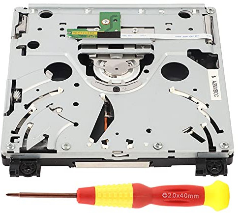 Culnflun Sostituzione DVD ROM ASSEGNA Parte di riparazione del disco IC per Wii D2E Console Progettazione professionale Design ad alte prestazioni Dureble Metal ABS 14.5 x 14 x 2cm