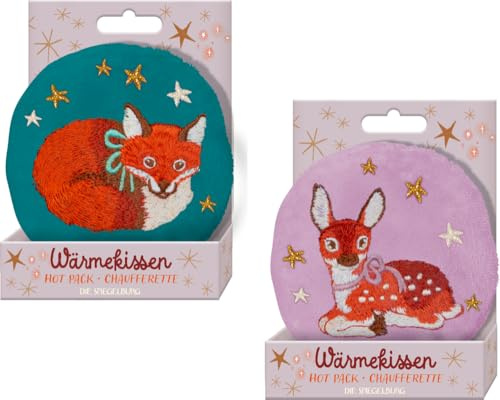 DIE SPIEGELBURG - Wärmekissen - Wintertiere im Weihnachtswald, sortiert