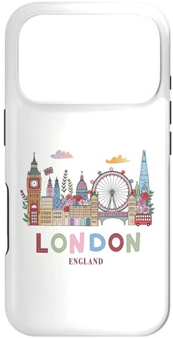 Hülle für iPhone 17 Pro London Souvenirs Idee für Frauen & britische Erinnerungsstücke London