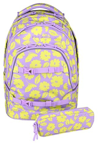 McNeill Schulrucksack Milo School Backpack Flores Lila flieder
