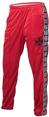 West Coast Choppers Men Track Pants OG Olive Red