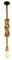 Vecys Hanf Seil Single Head Pendelleuchte, Vintage Seil Lampen Hanf Seil Lampe für Cafe Restaurant Bar etc (150CM)