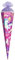 ROTH Schultüte Kuscheleinhorn 85 cm groß - 6-eckig Rot(h)-Spitze - Zuckertüte