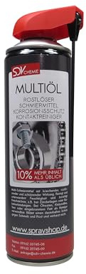 SDV Chemie Multiölspray 1x 500ml Multifunktionsspray | Rostlöser, Vielzweckspray, Schmieröl Spray, 500ml +10% Inhalt