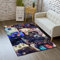 MeeTe Modern Gamer 3D Controller Teppich, rutschfeste Graffiti Spielkonsole Dekoration, 120 x 160 cm, Blau