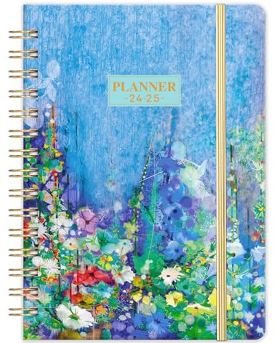 Planer 2026 - Wochenplaner und Monatsplaner 2026, JAN. 2026 - DEC. 2026, 16,3 x 21,6 cm, Kalender Planer 2026 mit Monatstaben, stabiler Einband, Premium-Papier, Rücktasche, starke Doppeldrahtbindung