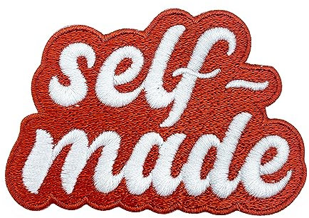 Finally Home Patch zum Aufbügeln - Selfmade Spruch | Handmade Patches, DIY Sprüche Aufbügler, Kleiner Oranger Flicken, Vintage Label Aufnäher