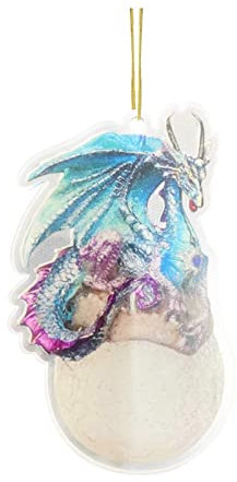 Weihnachts Anhänger Christbaumschmuck Ornamente Frost Die Gotische Drache Statue Feiertags Verzierung Snowflake Dragon Ball Ornament & Christbaumschmuck Sansibar Hängende Zubehör