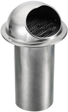 PATIKIL 3 Redondo Sofito Aire Respiraderos 304 Inoxidable Acero Rejilla Ventilación Cubierta Mampara Malla Parrilla Campana para Cocina Baño Pared Techo Piso Ventilación