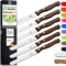 SOLINGEN| Frühstücksmesser & Brötchenmesser - Tafelmesser & Brotzeitmesser - Wellenschliff | Made in Germany, rostfreie, eisgehärtete & scharfe Messer/Serie LOOK - (Buchenholz)