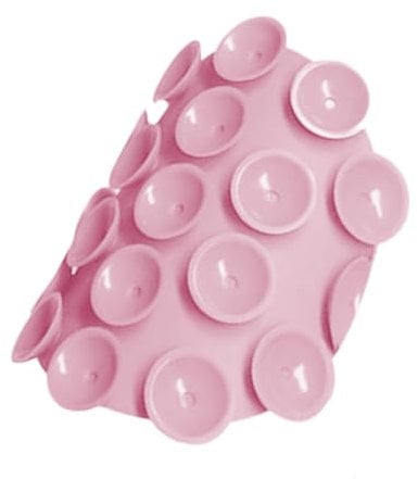 NEWZEROL Silikon Halterung Saugnapf für Alle Handy-Modelle, Anti-Rutsch-Handyhalter für Selfies und Videos - Rosa