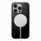 NOMAD Modern Leather Case | für iPhone 16 Pro | Schutzhülle aus Polycarbonat und hochwertigem Echtleder | MagSafe-kompatibel | Black