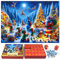 OAIDSONL Adventskalender Weihnachtspuzzle 2024, Adventskalender Jigsaw Puzzle 24 Boxen 1008 Teile Weihnachten Geschenke, Puzzles für Countdown bis Weihnachten Weihnachtsdekoration 70 x 50 cm
