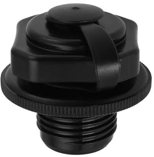YINETTECH 1 couvercle de valve de rechange pour baignoire gonflable, diamètre 23,5 mm, compatible avec Bestway, pièce de rechange Lay-Z-Spa F4C009B en plastique noir