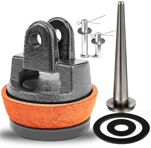 LBING Typ75 Ersatzkolben für Schwengelpumpen | Kolben mit Dichtungsring und Nasenstechventil Bolzen set für Wasserpumpen und Handpumpen Typ 75