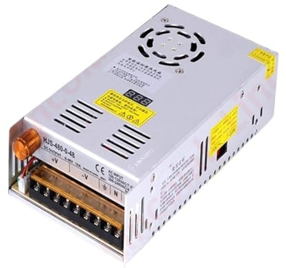 Fuente de alimentación conmutada ajustable de 5V, 12V, 24V, 36V, 48V, CC 60V, 80V, 120V, 160V, 300V, transformador de fuente SMPS con pantalla Digital de 480W(0-48V 10A)