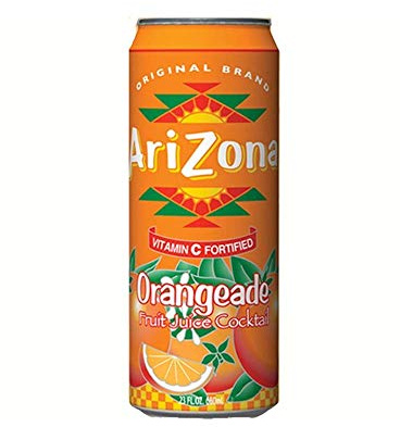 Arizona Orangeade 23oz Can - 24 Case