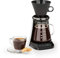 KLARSTEIN craft coffee - Cafetière filtre, Pour over, Machine à café, Préparation manuelle, Café gourmet, Balance, Minuterie, Cruche en verre, 600 ml, Contrôle tactile, noir et blanc