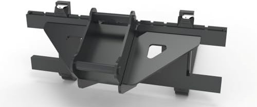 Fourche à palette FEM 2 compatible avec pelleteuse Lehnhoff MS03 MS08 et Schaeff/Terex HR16 et HR32 - Disponible en 2 longueurs de fourche (MS03 avec dents de fourche de 1100 mm).