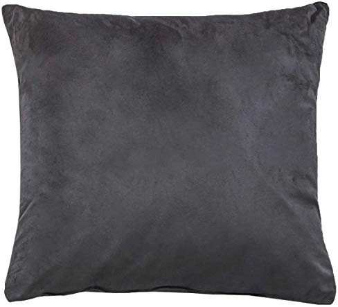 Gardinenbox Sofakissen mit Füllung »Milano« HxB 45x45 cm Schwarz Dekokissen mit Komfort-Samt-Bezug und Reißverschluß mit Füllkissen Extra Weich Couchkissen, 203572