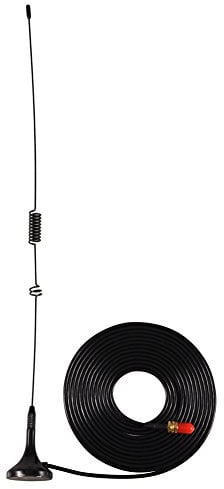 Cuifati Dual-Band Car Antenna, UT-106UV for HAM Radio, UV-5R, BF-888S, UV-82, UV-5RE, Long Antenna with SMA-F Connector, Magnetic Base, High Gain, 144/430MHz