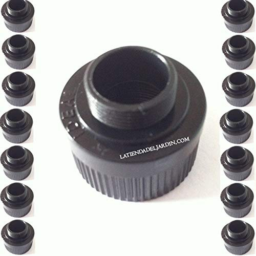 Suinga Confezione da 15 adattatori da 1/2 femmina per ugelli irrigazione. Filettatura superiore per ugelli diffusori e irrigatori Rain Bird, Hunter, KRain