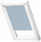 VELUX Original Roof Window Blackout Blind for MK04, Light Blue, with White Guide Rail