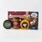 Traditional Cheese Truckle Gift Box. A Delicious Gift Hamper Packed With Classic Flavours, Cheese, Chutney And Biscuits. The Ultimate Foodie Gifts. The Chuckling Cheese Company.