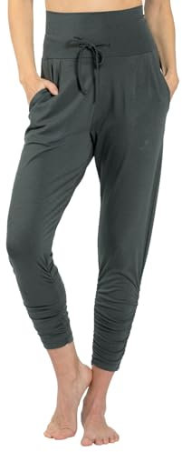 Magadi Yogahose Francis Khaki aus Naturmaterial L