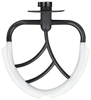 Klarstein Flexi Stirring Hook - Spare Part, Extra Part, Replacement Part, Stirring Element for Bella Pico 2G / Bella Robusta Food Processors, Material: Die-Cast Aluminium, Silicone Coating, Black