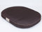 PillowPrim Hundekissen Hundebett Hundematratze Kissen Hundeschlaufplatz Bett Hundekorb Hundesofa ovale Matratze sehr große Hunde XXL 130 x 100 cm Dunkelbraun