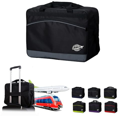 Reisetasche Handgepäck Weekender leicht für Urlaub Sport | 40x25x20, 40x30x20, 55x40x20, Handgepäcktasche Flugzeug, Kabinentasche, Bordgepäck, Easyjet Ryanair Eurowings Lufthansa