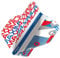 RED DRAGON Josh Payne Maximum Hardcore Stack White and Blue Dart Flights - 3 Sets Per Pack (9 Flights in Total)