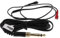 vhbw cavo audio AUX compatibile con Sennheiser HD 222, HD 224, HD 230, HD 25, HD 250 cuffie - Con jack da 3,5 mm a 6,3 mm, nero