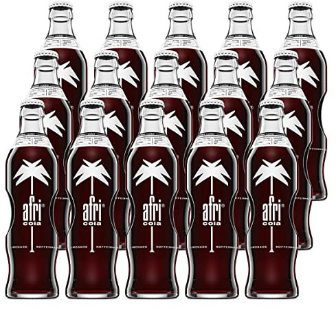 Afri Cola Limonade ohne Zucker 15 Flaschen je 0,33l incl Mehrweg Pfand