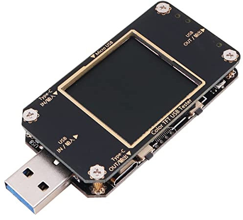 WANGCL USB Tester Voltmeter With Bluetooth USB Power Meter Digital Voltage Power Display Color USB Multimeter Tester