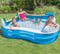 Gald Piscina infantil con asientos - Piscina inflable para adultos y niños - Tumbona grande divertida (229 x 229 x 66 cm)