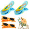 mizikuu Pinces à Serviette de Plage, 4 pièces Pinces à Linge Plastique Durable Grandes Pinces à Pantoufles pour Serviettes Grosse Pince à Linge pour Couettes, Draps de Bain, Couverture, Vêtements