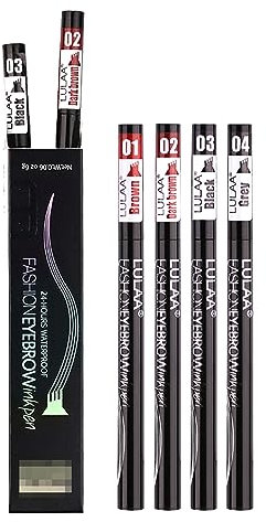 4 Spitzen Flüssiger Augenbrauenstift 4er Pack Augenbrauen fein graviert Augenbrauenstift Augenbrauenstift Wasserdicht Augenbrauenstift Während