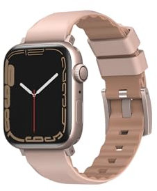 Linus Uhrenarmband, kompatibel mit Apple Watch (41 mm), hellrosa