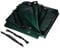 Lona de 6 m x 6 m, 260 g/m², con Ojales (50 cm de Distancia), Impermeable, Resistente a los Rayos UV, Lavable, Lona de protección, Lona de Madera, para Muebles de jardín, Barco, Piscina