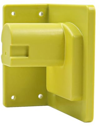 CENPEK 5Pcs Tool Mount Holder Tool Battery Dock Holder Compatible with Ryobi 18V Heavy Duty Power Tool Hanger with Screws for Workshop Garage