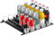 FUNYKICH Automatic Fridge Can Dispenser, 5 Rows, 42x38cm, Black, ABS Plastic, Galvanized Iron, Modern, Sliding Shelf, Countertop, Kitchen, Home Refrigerators, Lifestyle Supermarkets, Vending Machines